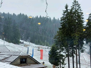 Јahorina pod snježnim pokrivačem