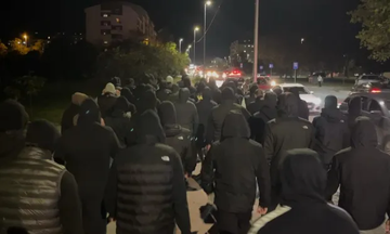Navijači "patrolirali" ulicama Podgorice: Nećemo dozvoliti da migranti zavode red