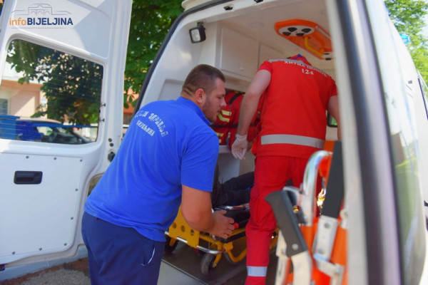 Ljeljenča: Saobraćajna nezgoda sa teškim tjelesnim povredama
