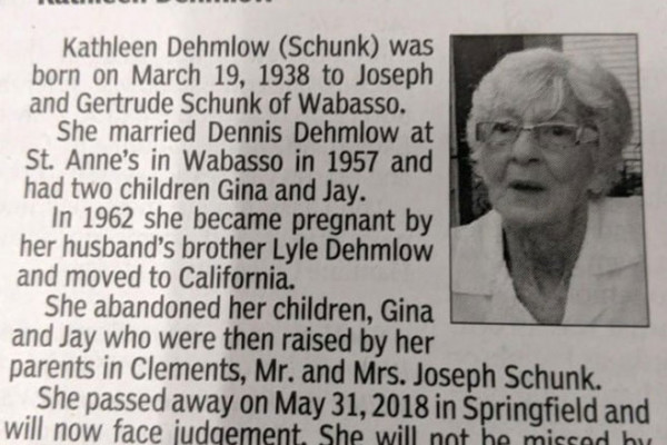 Komentar porodice na smrtovnici: Svijet će bez nje biti ljepše mjesto!?