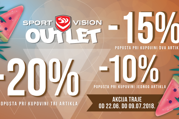 U SPORT VISION OUTLET radnjama popust se niže