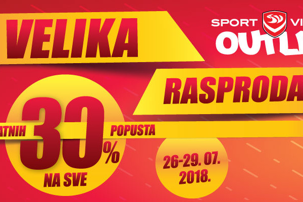 Velika SPORT VISION outlet rasprodaja