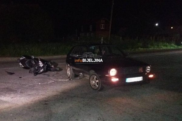 Sudar golfa i motora u Suvom Polju