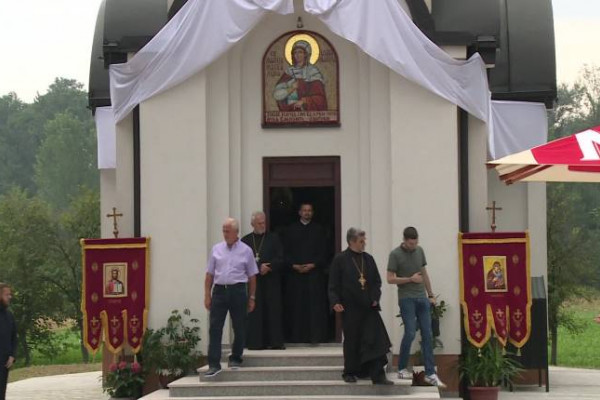 Osveštana crkva u semberskom selu Triješnica