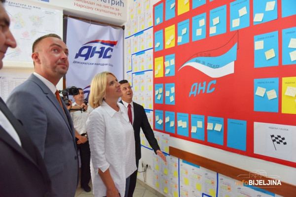 Cvijanović posjetila Gradski odbor DNS Bijeljina