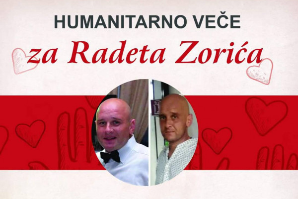 Humanitarno veče za Radeta Zorića