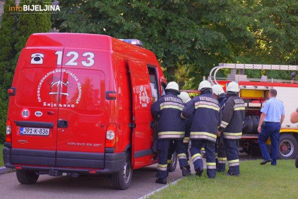 Sedam intervencija bijeljinskih vatrogasaca