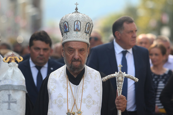 Kačavenda na osveštanju srpsko-ruskog hrama bruka za SPC