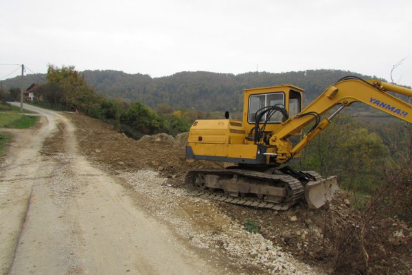 Sanacija klizišta u Mirosavcima