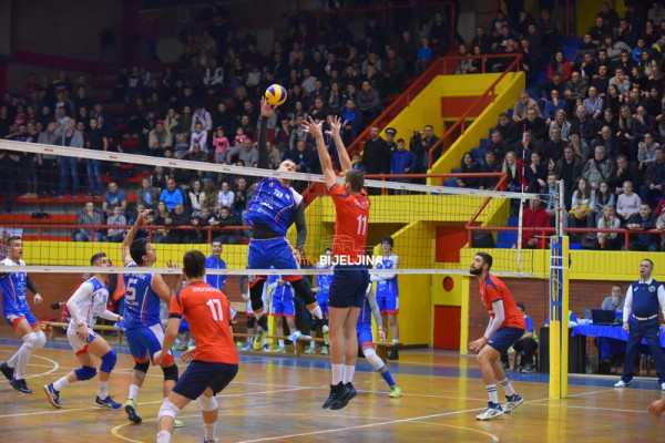 Odbojkaši Crvene zvezde slavili u Bijeljini /FOTO/