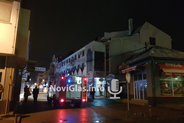 Požar na šetalištu u centru grada