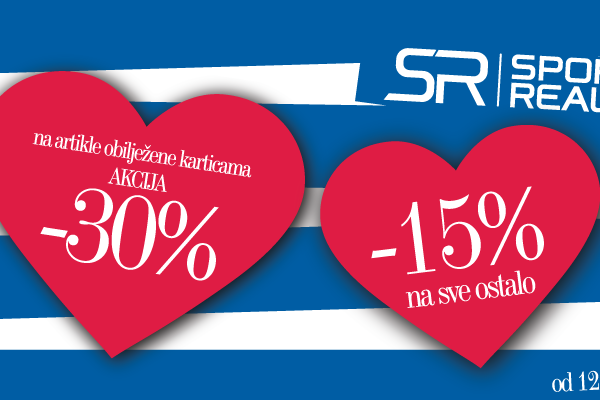 Uz popust pravi SPORT REALITY ljubav slavi!