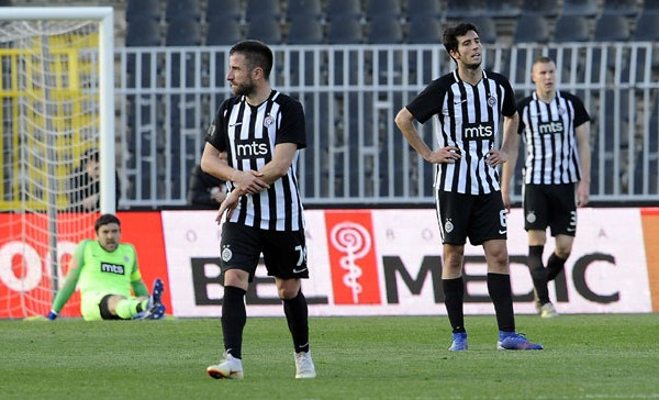 Partizan prvi put posle 2007. vezao tri poraza u prvenstvu