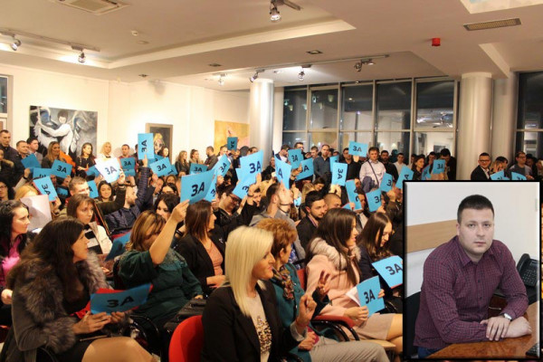 Žiko Savić predsjednik Mladih DEMOS-a /FOTO/