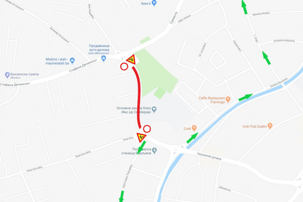 Bijeljina: Od sutra dio ulice Neznanih junaka zatvoren za saobraćaj