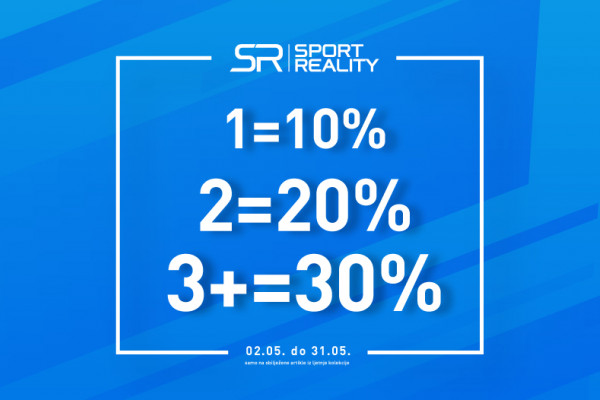 U SPORT REALITY-JU kupi više, pati manje!