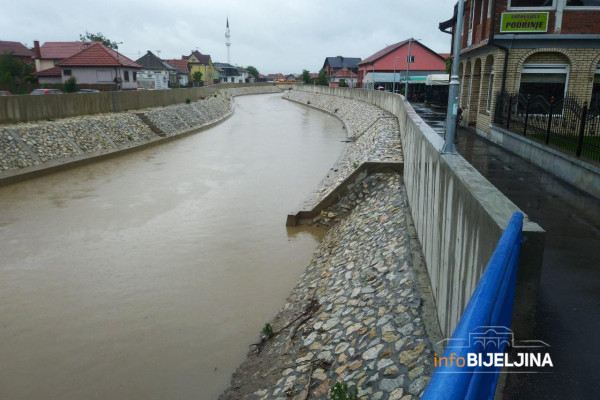 Bijeljina: Umjeren rast vodostaja manjih rijeka