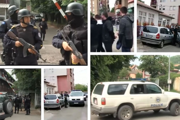 Nakon divljačkog upada ROSU na sjever KiM, Srbi se okupljaju na Trgu Šumadija