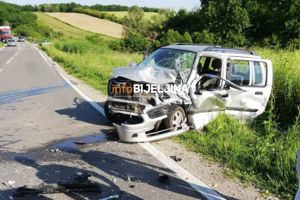 Zbog nezgode potpuno obustavljen saobraćaj na putu Bijeljina - Brčko