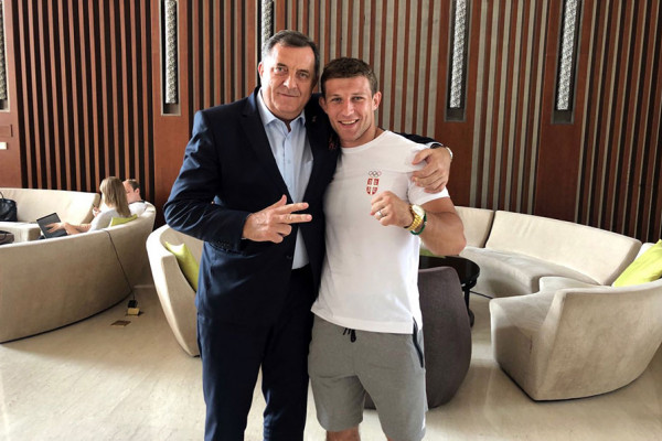 Dodik se u Minsku susreo sa Nemanjom Majdovim