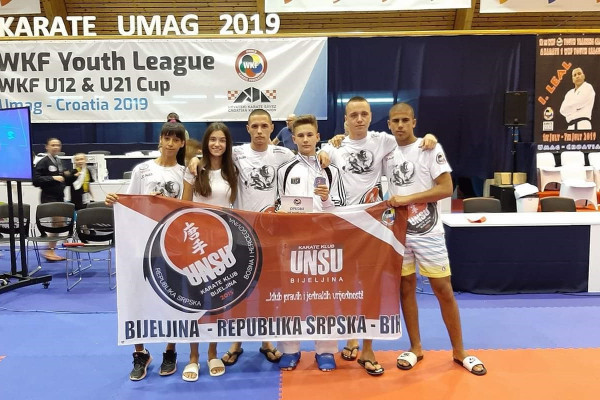 Istorijski uspjeh KK UNSU: Uroš Radan vicešampion Svjetske Karate 1 Lige za mlade