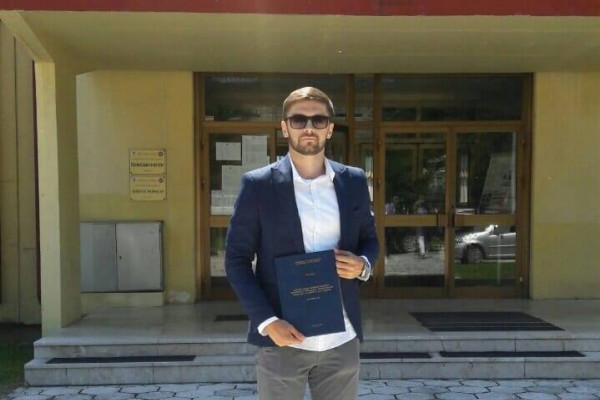 Dario Balaban iz Bijeljine prvi diplomac Tehnološkog fakulteta Zvornik sa svim desetkama u indeksu
