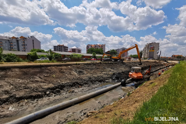 UREĐENJE KANALA DAŠNICA Gradi se šest platformi i 24 galerije, te pješačko biciklističke staze