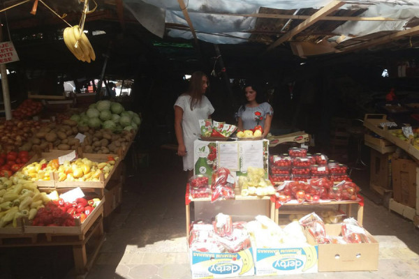 Organsko povrće na pijaci u Bijeljini