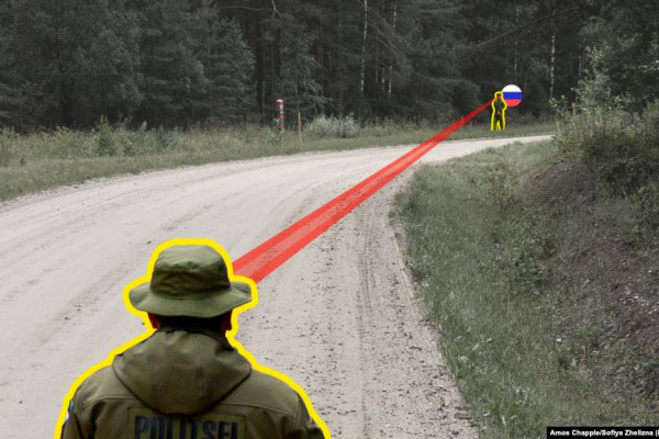 Bizarni granični prelaz između Rusije i Estonije