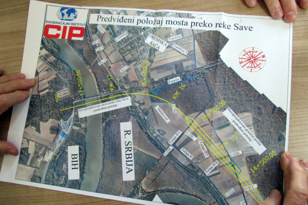 Gradi se novi čelični most na rijeci Savi, predložen zajednički granični prelaz za obje države /FOTO/
