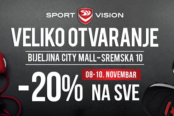 Nova i još modernija SPORT VISION  radnja u Bijeljini
