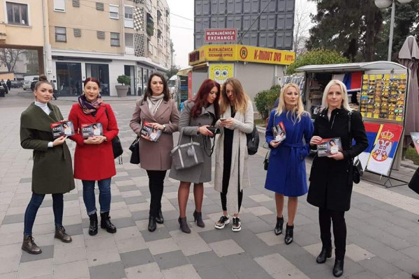 Ulična akcija Socijalističke partije: Stop nasilju nad ženama!