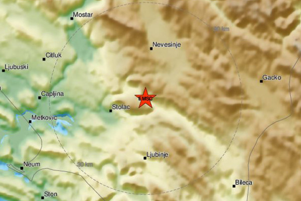 PETI POTRES U BiH Treslo se i u blizini Stoca