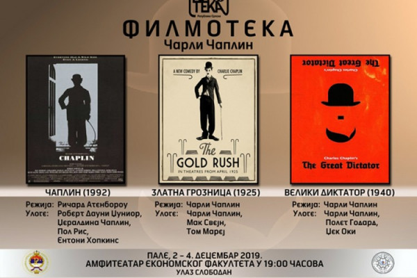 "Filmoteka" posvećena Čarliju Čaplinu