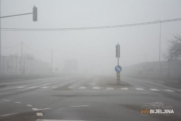 Danas oblačno, ponegdje maglovito