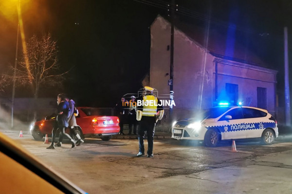 Nezgoda u Bijeljini, udaren pješak /FOTO/