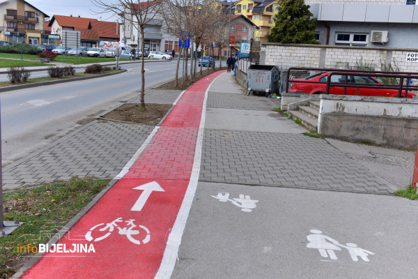 VRIJEDNOST RADOVA 40.000 KM Predata na upotrebu 340 metara duga pješačko-biciklistička staza