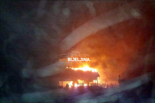 GORI PILANA U BJELOŠEVCU U toku intervencija vatrogasaca