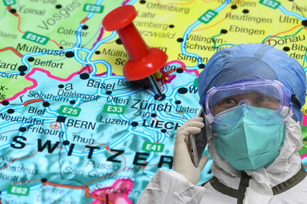 Za dan povtrđena 1.123 nova slučaja virusa korona u Švajcarskoj