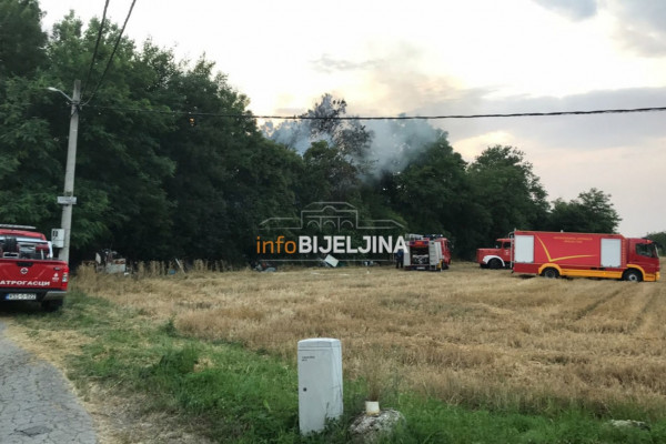 Vatrogasac u bolnici na pregledima, utvrđene lakše povrede