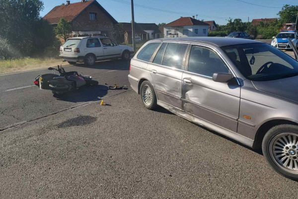 NEZGODA U RANO JUTRO Povrijeđen motociklista kod Janje