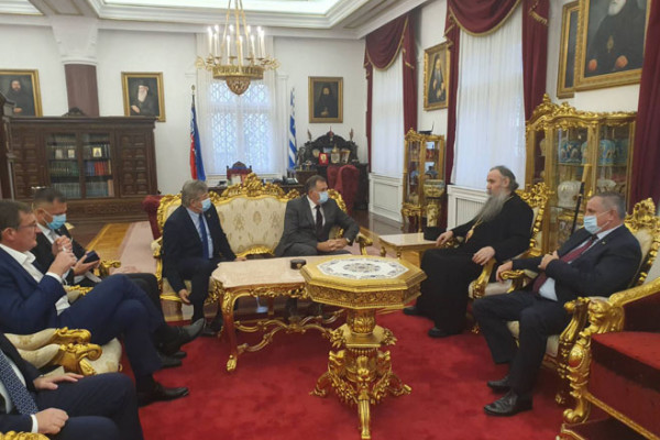 Dodik: Susret i razgovor sa vladikom Fotijem je veliko zadovoljstvo