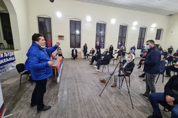 Stevandić u Bijeljini: Kampanja stranke prilagođena epidemiološkoj situaciji