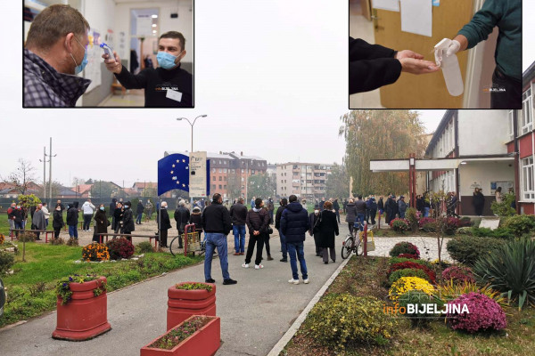 Otvorena biračka mjesta u Bijeljini, pogledajte prve kadrove s terena (FOTO)