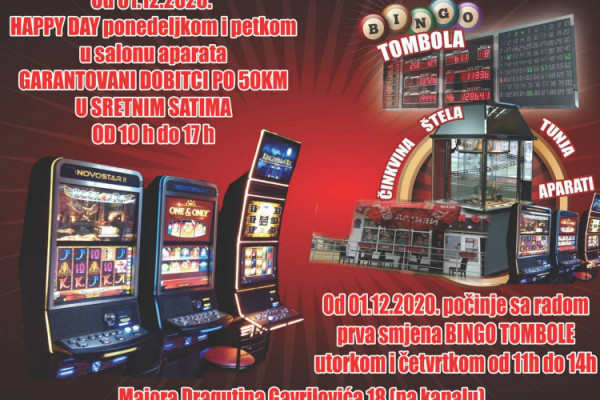 Salon aparata na bingo tomboli Bijeljina