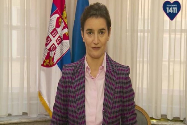 Brnabić: Vlada Srbije donira 250.000 evra RS