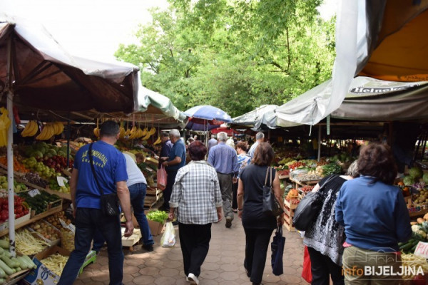 Bijeljina: Humanitarni bazar za Daliborku na Zelenoj pijaci
