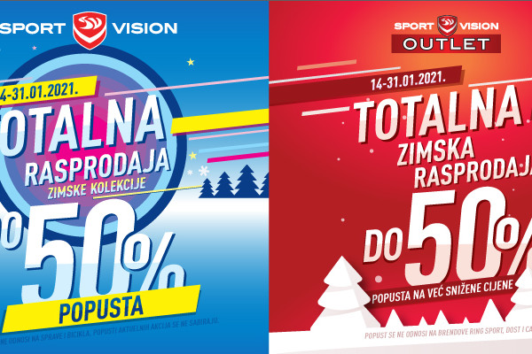 Sport Vision TOTALNA ZIMSKA RASPRODAJA