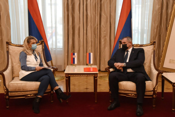 Višković nakon sastanka sa konzulom: Odnosi Republike Srpske i Srbije na visokom nivou