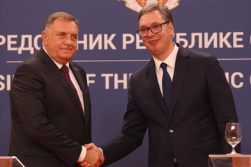Dodik i Vučić o pitanjima od značaja za budućnost srpskog naroda